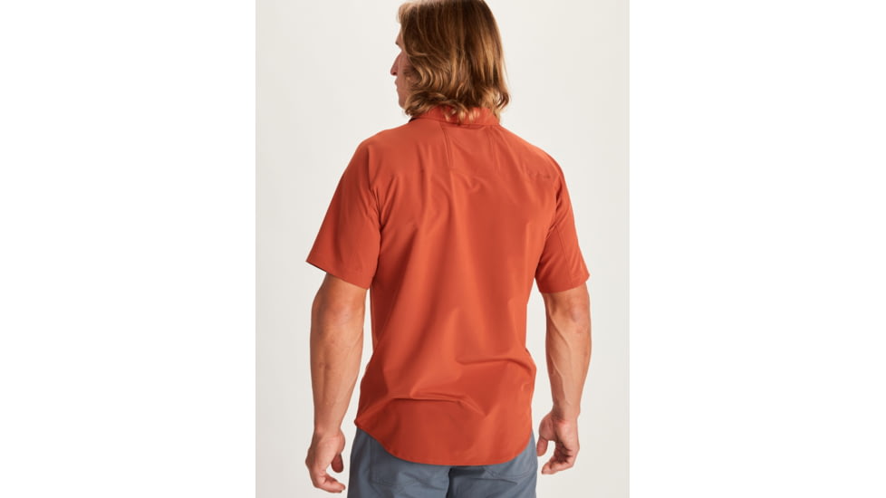 Marmot Northgate Peak Short Sleeve Shirt - Mens, Picante, Large, 41420-6740-L