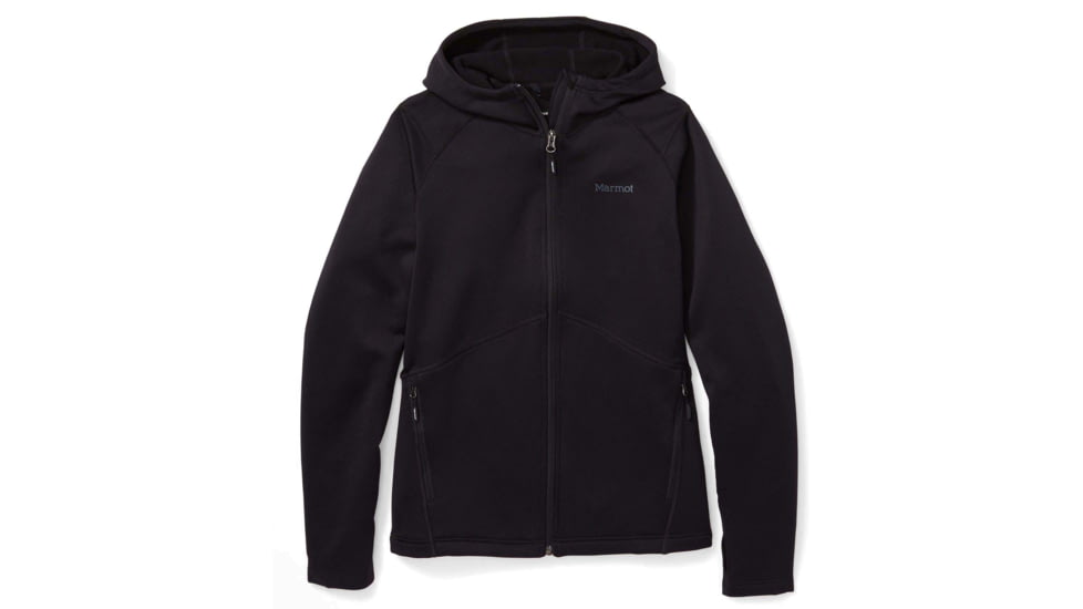 Marmot Olden Polartec Hoody - Womens, Black, Small, 13290-001-S