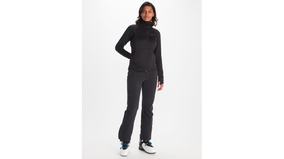 Marmot Olden Polartec Hoody - Womens, Black, Extra Large, M13186-001-XL