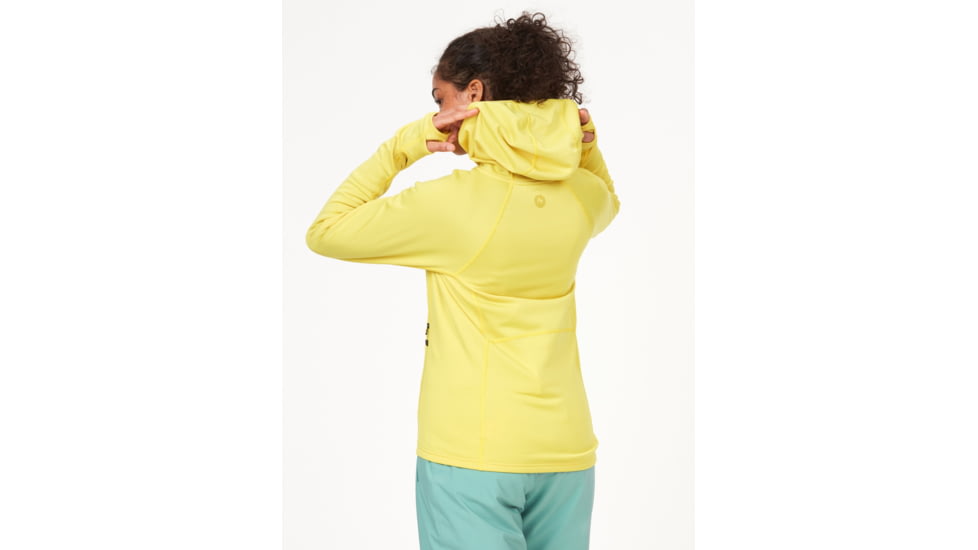 Marmot Olden Polartec Hoody - Womens, Limelight, Medium, M13186-21536-M
