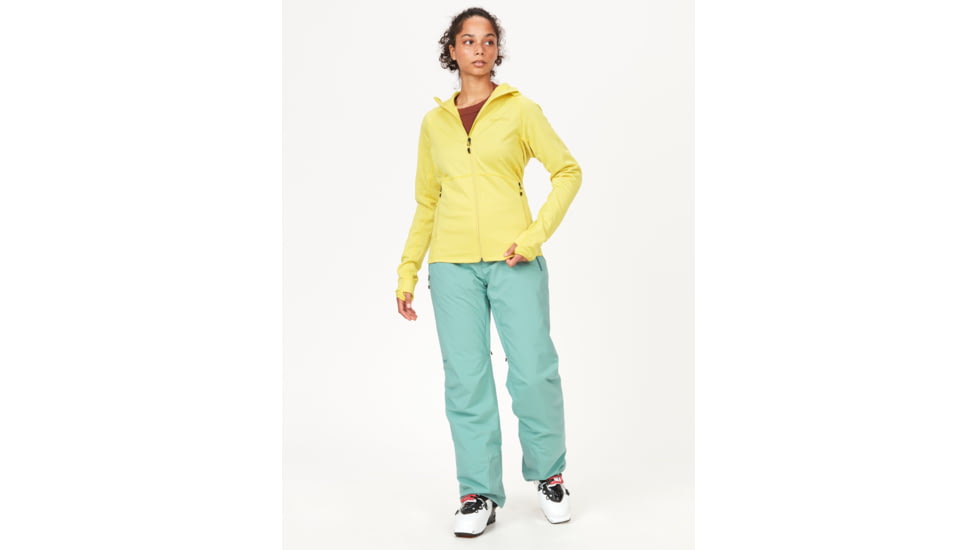 Marmot Olden Polartec Hoody - Womens, Limelight, Medium, M13186-21536-M