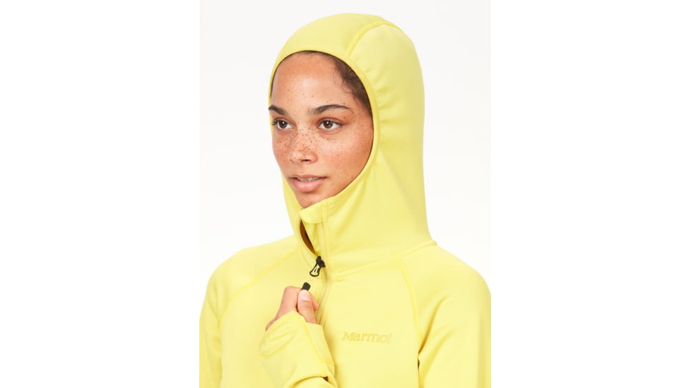 Marmot Olden Polartec Hoody - Womens, Limelight, Medium, M13186-21536-M