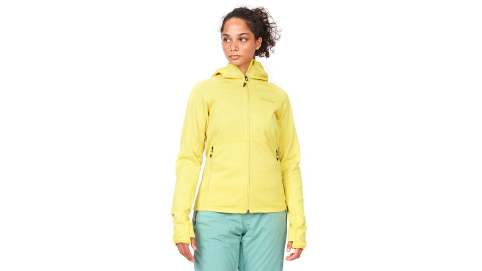 Marmot Olden Polartec Hoody - Womens, Limelight, Medium, M13186-21536-M