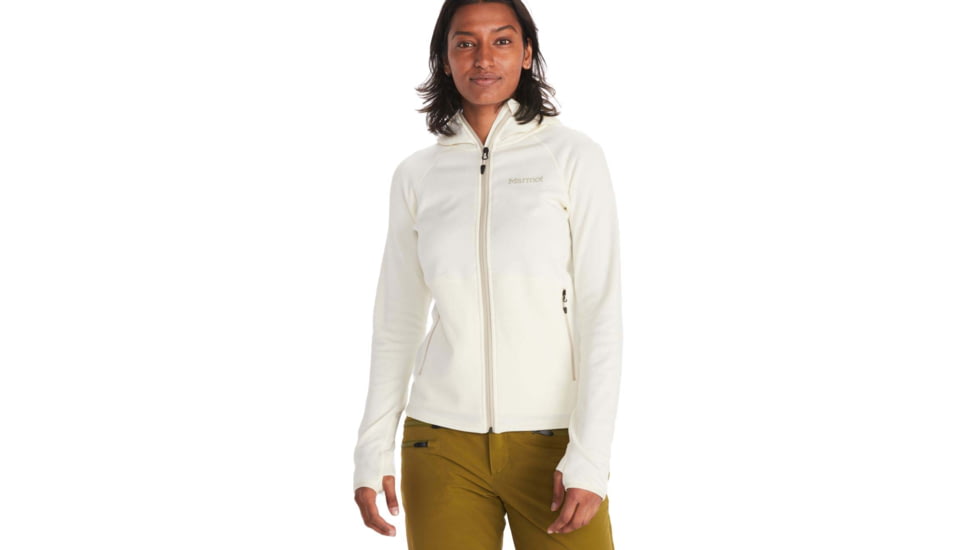 Marmot Olden Polartec Hoody - Womens, Papyrus, Extra Large, M13186-7395-XL