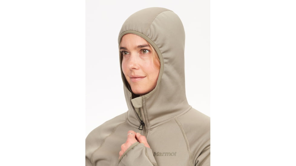 Marmot Olden Polartec Hoody - Womens, Vetiver, Large, M13186-21543-L