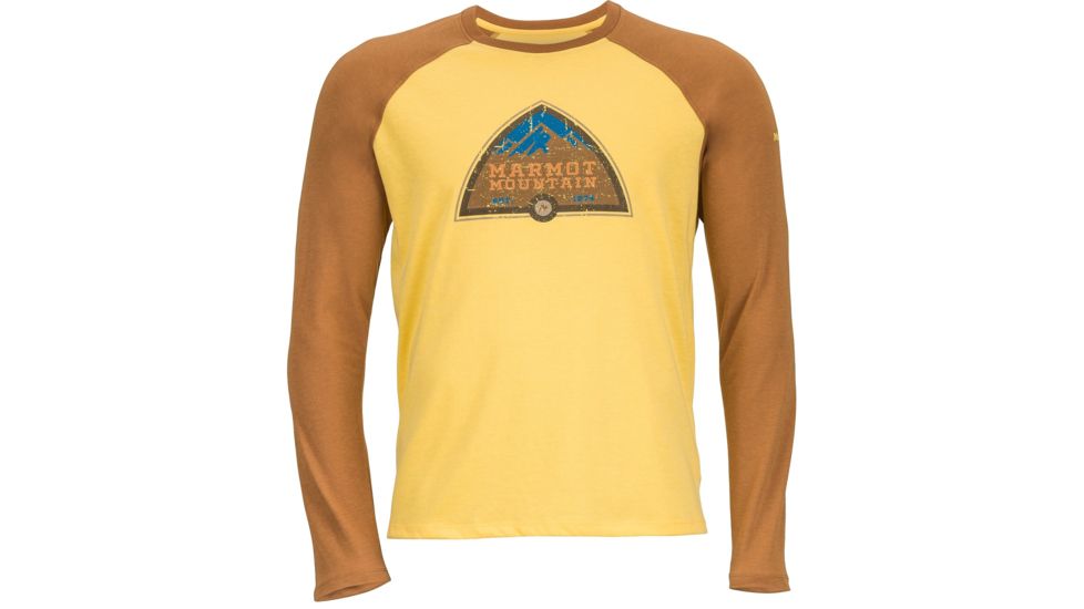 Marmot Owen's Long Sleeve Shirt - Men's-Yellow Light/Copper-Small