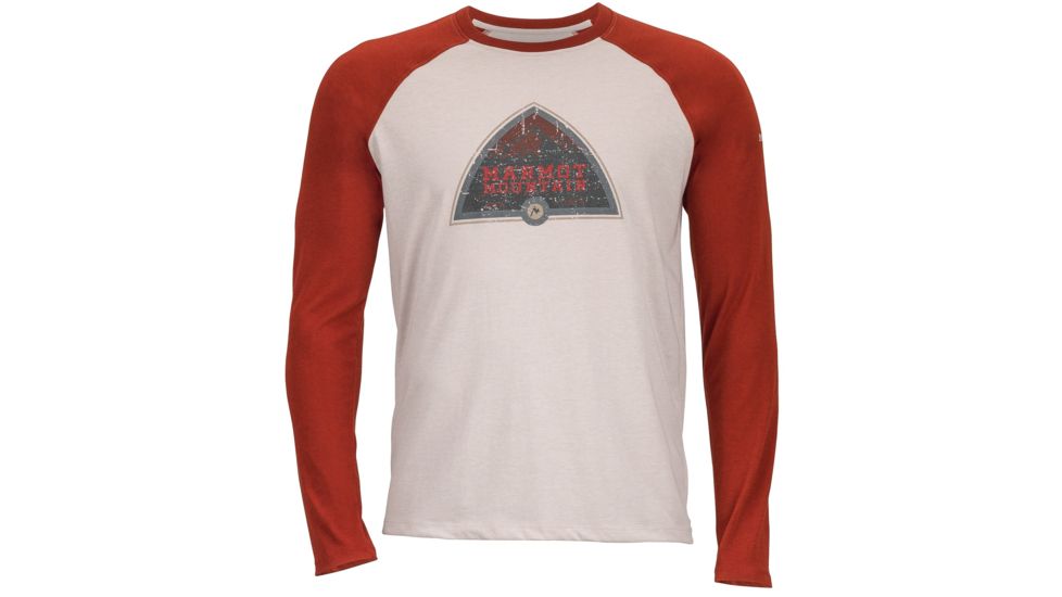 Owens Long Sleeve Shirt - Mens-Canvas/Redstone-Small