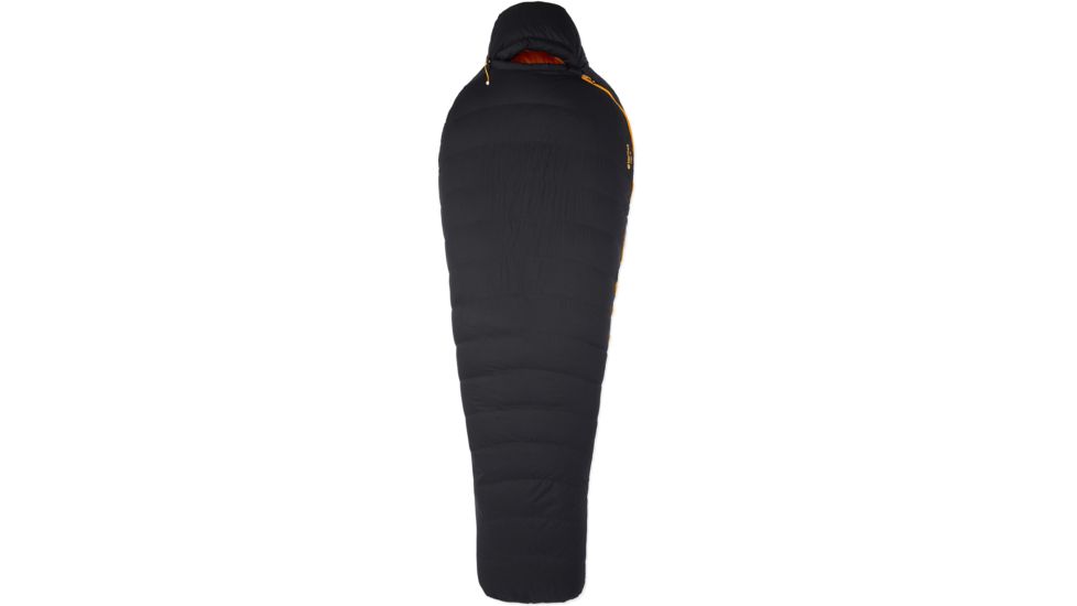 Marmot Paiju -5 Sleeping Bag, Black/Solar, Regular, Left Zip, 37930-572-LZ