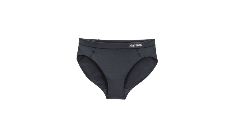 Marmot Performance Briefs - Womens, Black, Extra Small, 13220-001-XS