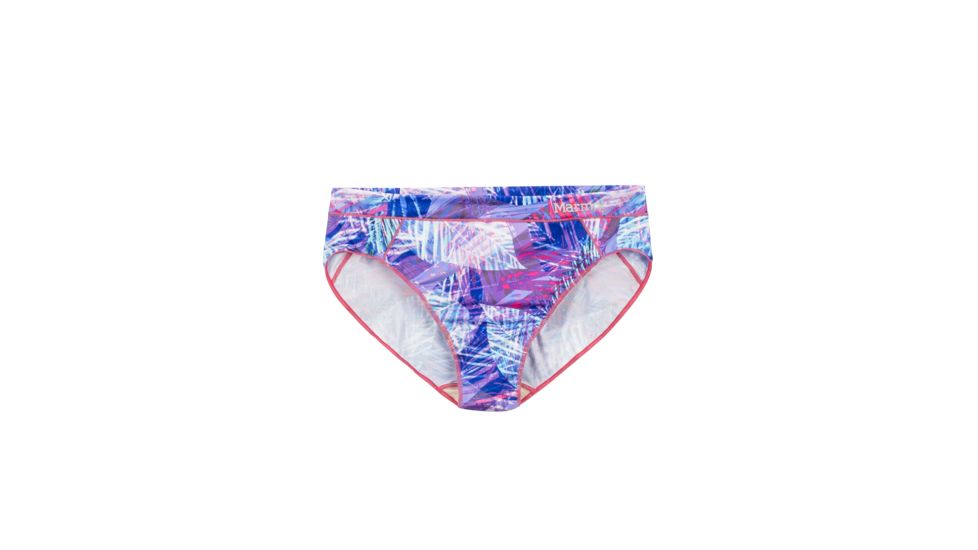 Marmot Performance Briefs - Womens, Fern Floral, Medium, 13220-8107-M