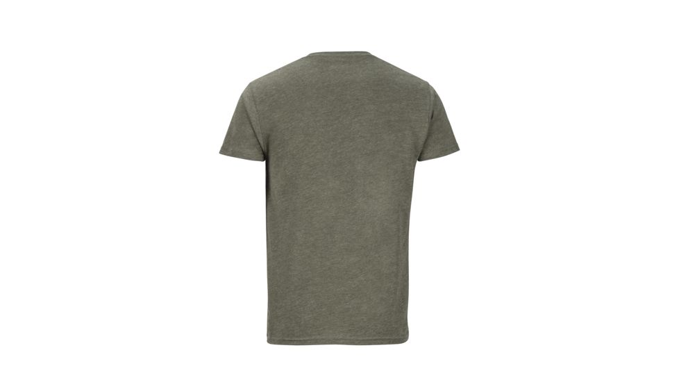 Marmot Perimeter Tee Short Sleeve - Mens, Olive Heather, Small, 43430-4480-S