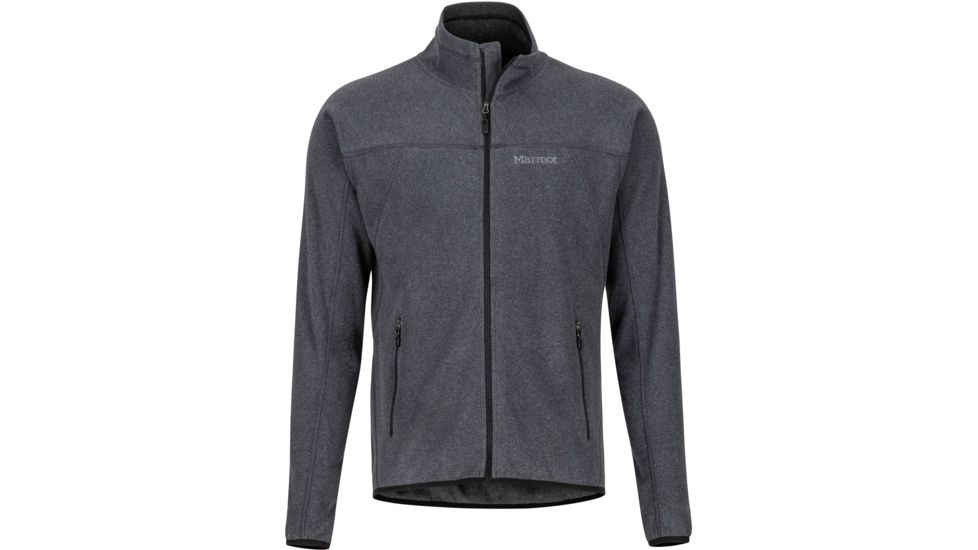 Marmot Pisgah Fleece Jacket - Mens, Black, Large, 81810-001-L
