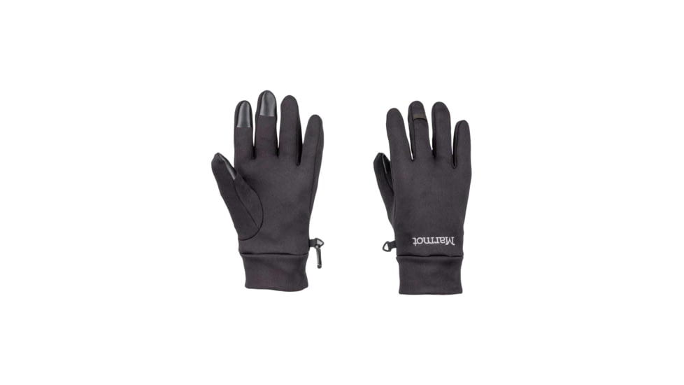 Marmot Power Stretch Connect Glove - Mens, Black, Extra Large, M15917-001-XL