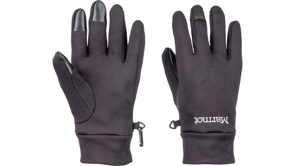 Marmot Power Stretch Connect Glove - Mens, Black, XS, M15917-001XS