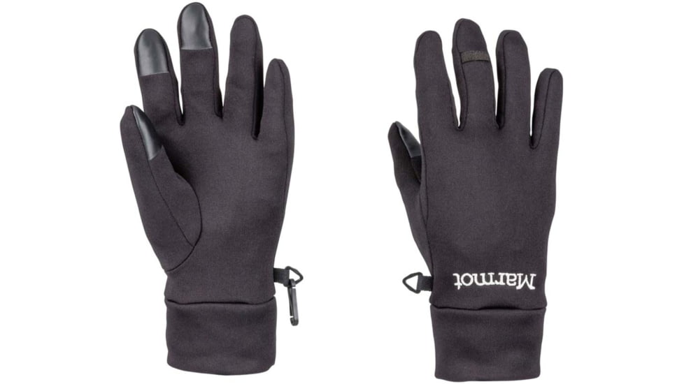 Marmot Power Stretch Connect Glove - Womens, Black, Medium, 12960-001-M