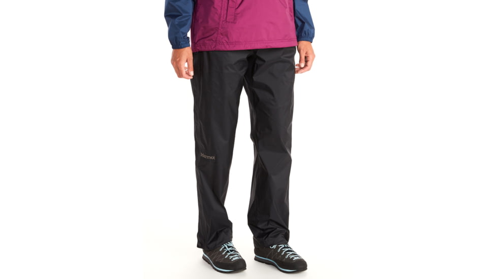 Marmot PreCip Eco Full Zip Pant - Womens, Short, Black, L, M15875-001L