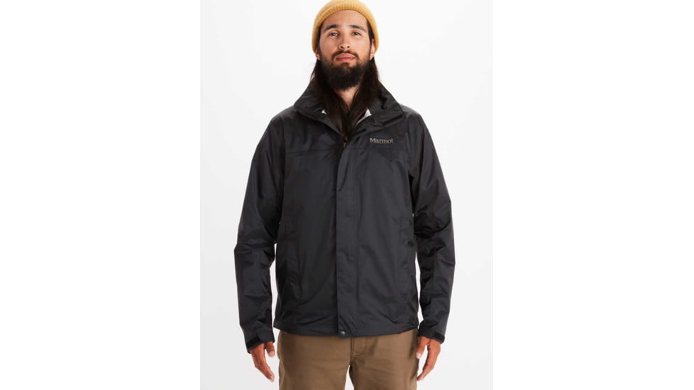 Marmot PreCip Eco Jacket - Men's, Black, Large, 195115270636