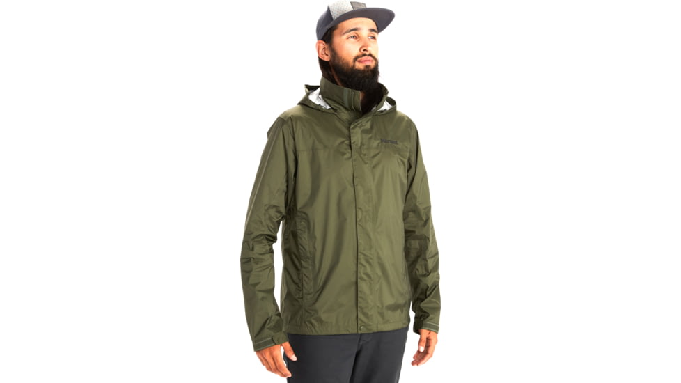 Marmot PreCip Eco Jacket - Men's, Nori, Large, 195115270988