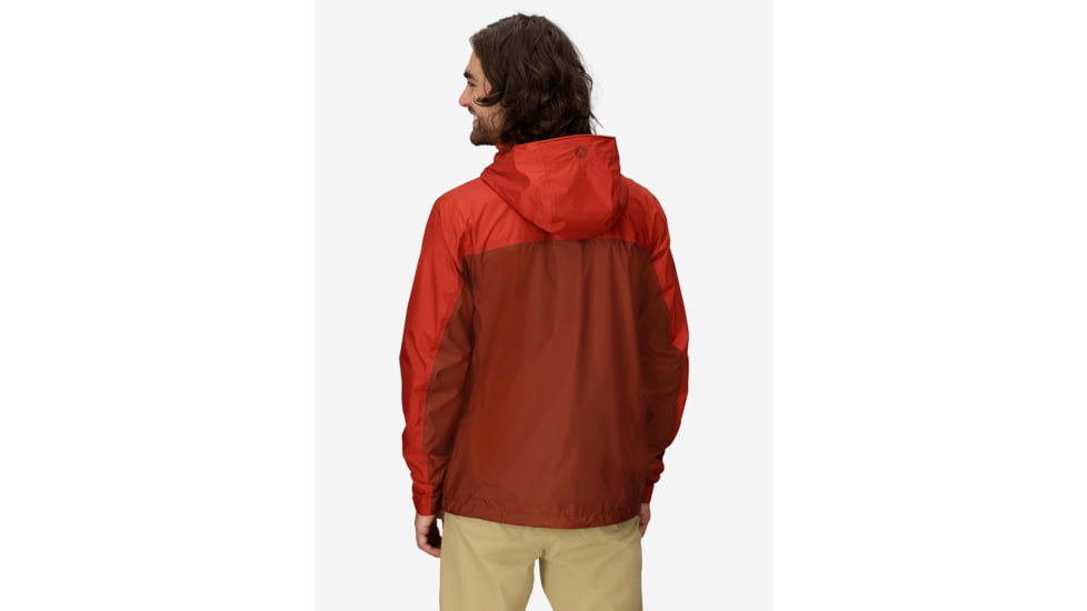 Marmot PreCip Eco Jacket - Mens, Pecan/Sumac, L, M15881-24396L