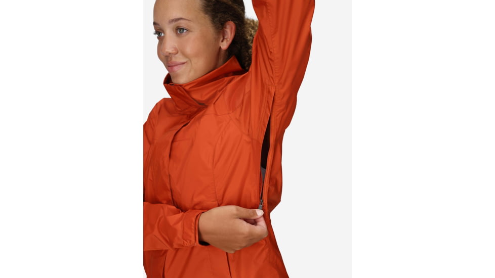 Marmot PreCip Eco Jacket - Womens, Ginger Blossom, XL, M15866-24362XL