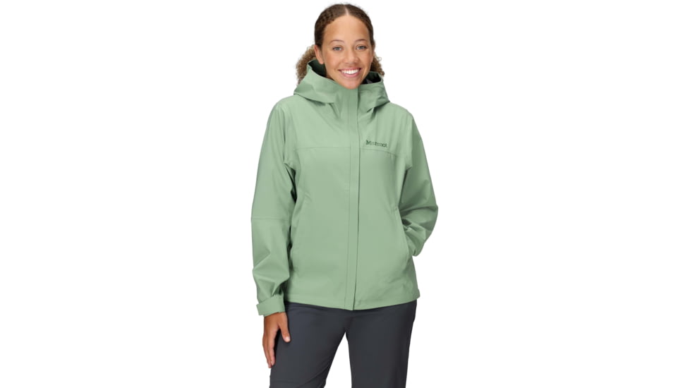 Marmot PreCip Eco Pro Jacket - Womens, Agate Green, XL, M15874-24373XL