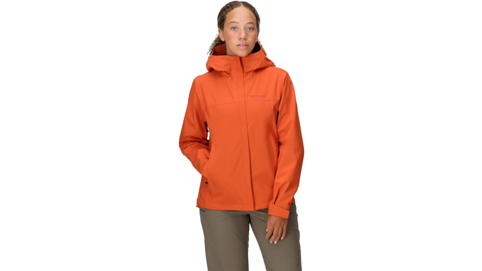 Marmot PreCip Eco Pro Jacket - Womens, Ginger Blossom, L, M15874-24362L