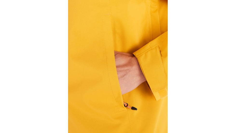 Marmot PreCip Eco Pro Jacket - Women's, Medium, Golden Sun, M12389-9057-M