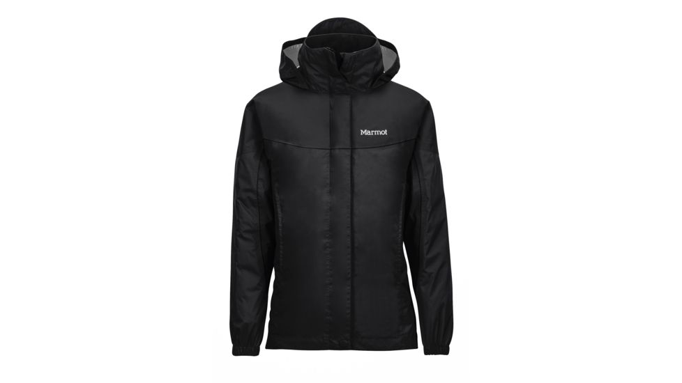 Marmot Precip Jacket - Girl's-Black-Medium