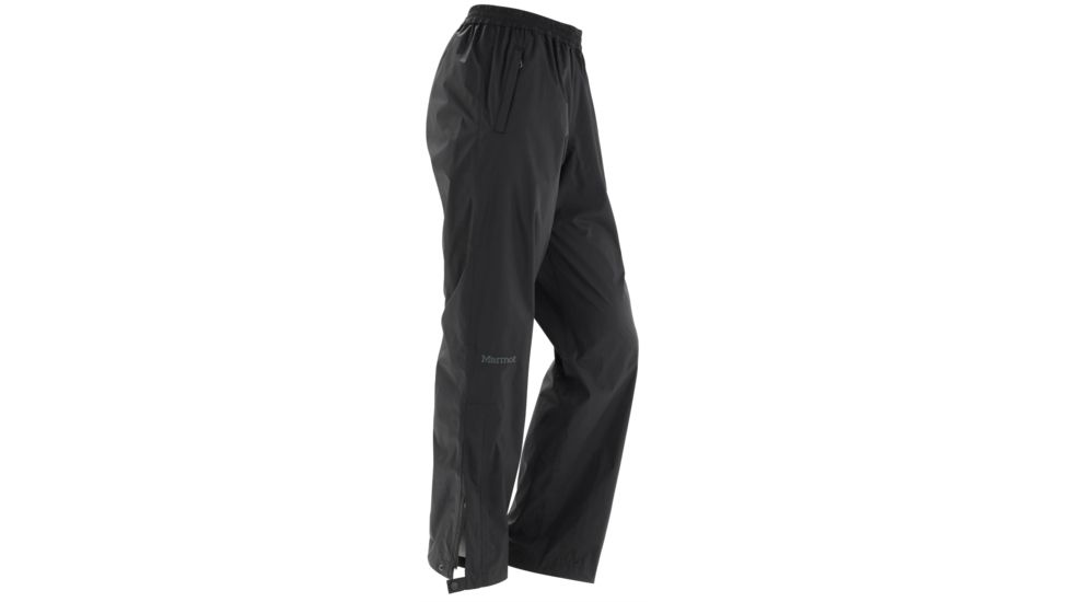 Marmot Precip Pant - Womens-Black-Regular Inseam-Large