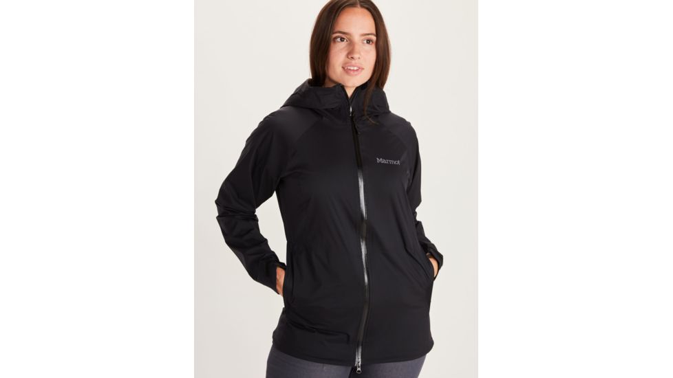 Marmot PreCip Stretch Jacket - Womens, Black, Extra Large, 46130-001-XL