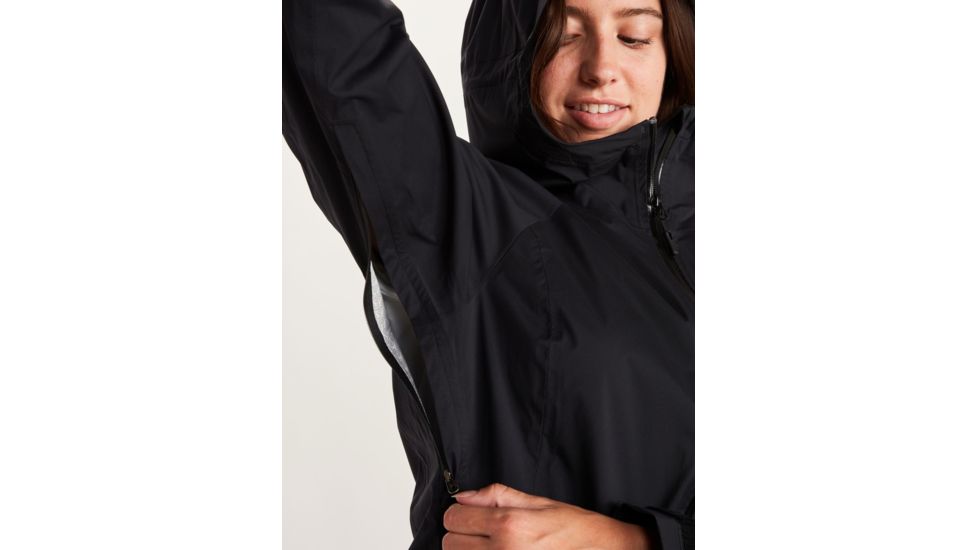 Marmot PreCip Stretch Jacket - Womens, Black, Extra Large, 46130-001-XL