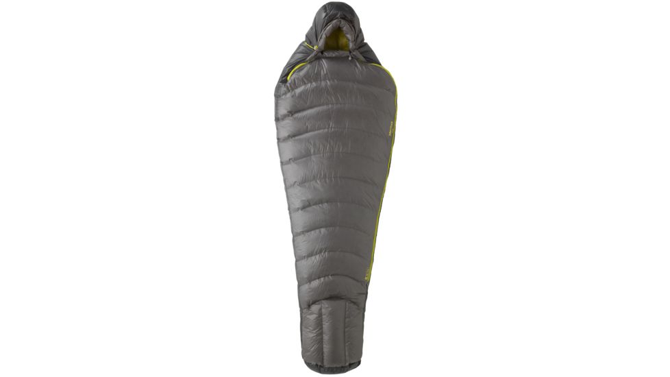 Marmot Quark 30 Sleeping Bag-Cinder/Citronelle-Long-Left
