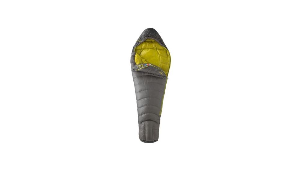 Marmot Quark 30 Sleeping Bag-Cinder/Citronelle-Regular-Left