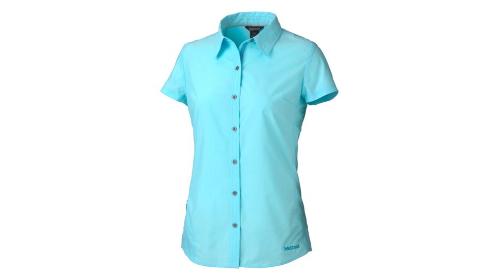 Marmot Reese Short Sleeve - Women's-Blue Sea-X-Small