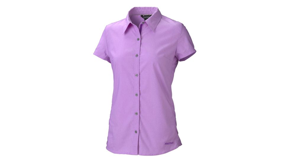 Marmot Reese Short Sleeve - Women's-Vibrant Purple-X-Small