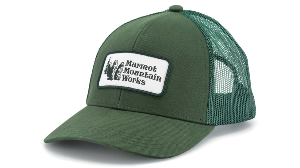 Marmot Retro Trucker Hat, Juniper Green, ONE, M14313-24372ONE