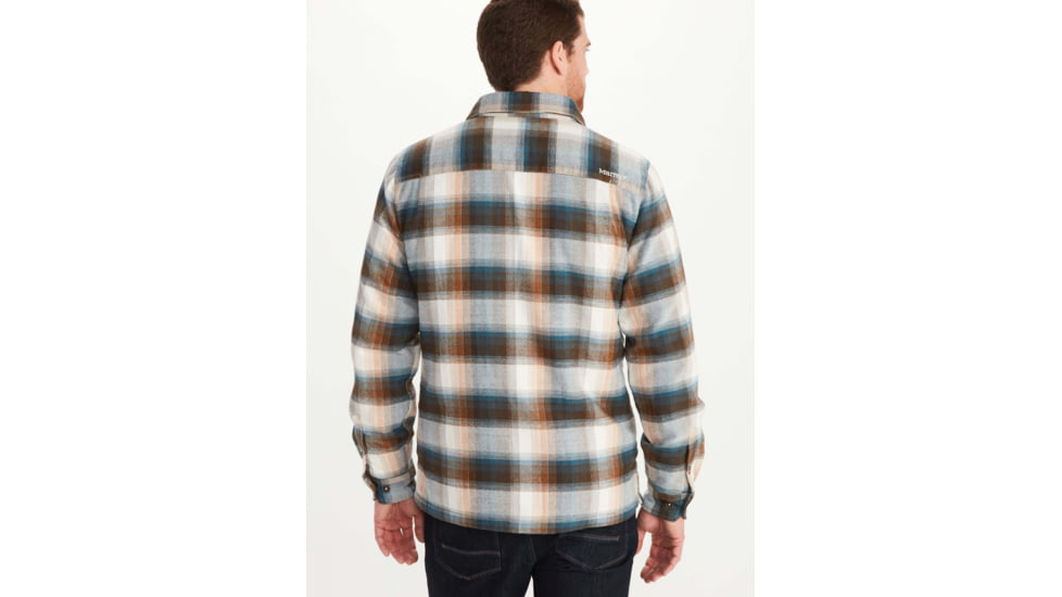 Marmot Ridgefield Long Sleeve - Mens, Papyrus, Small, 44300-7395-S