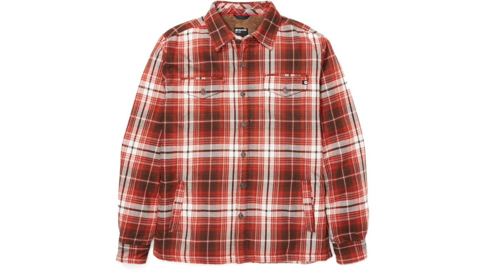Marmot Ridgefield Long Sleeve - Mens, Picante, Large, 44300-6740-L