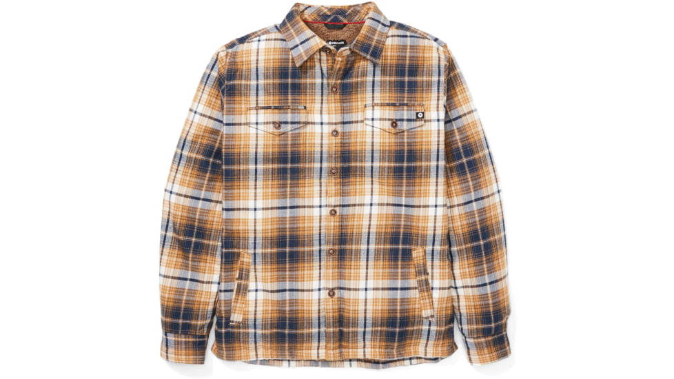 Marmot Ridgefield Long Sleeve - Mens, Scotch, Small, 44300-7372-S