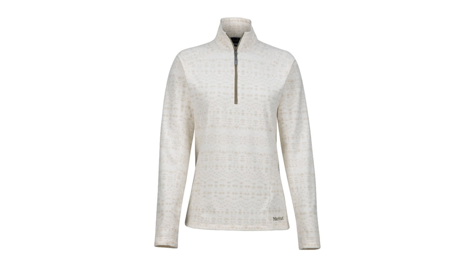 Marmot Rocklin 1/2 Zip Fleece Jacket - Womens, Oatmeal Sunfall, M, 88990-8974-M