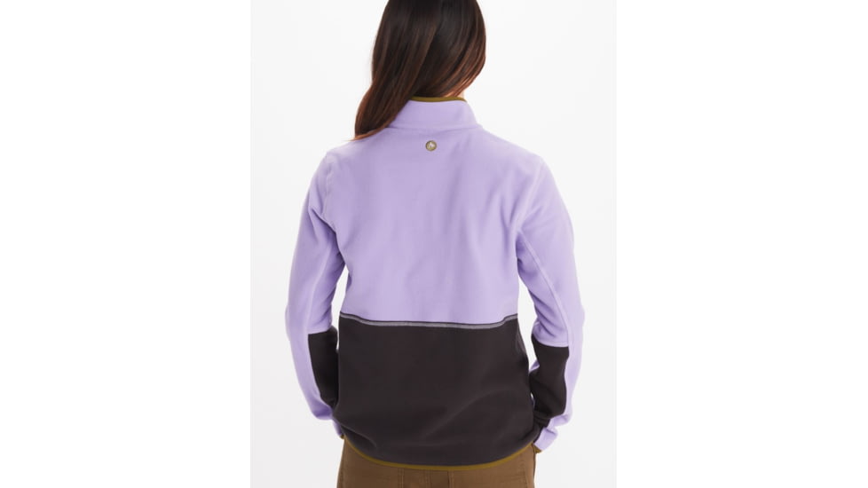 Marmot Rocklin 1/2 Zip - Womens, Paisley Purple/Black, Extra Small, M12403-20797-XS