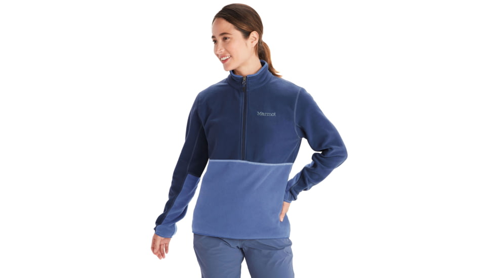 Marmot Rocklin 1/2 Zip - Womens, Twilight Blue/Blue Bonnet, Extra Small, M12403-23246-XS