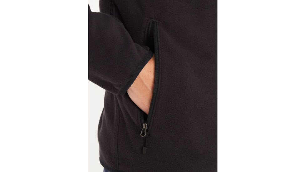 Marmot Rocklin Full Zip Jacket - Womens, Black, Large, M12402-001-L
