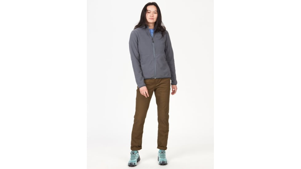 Marmot Rocklin Full Zip Jacket - Womens, Steel Onyx, Extra Small, M12402-1515-XS