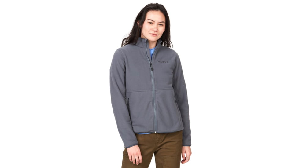Marmot Rocklin Full Zip Jacket - Womens, Steel Onyx, Extra Small, M12402-1515-XS