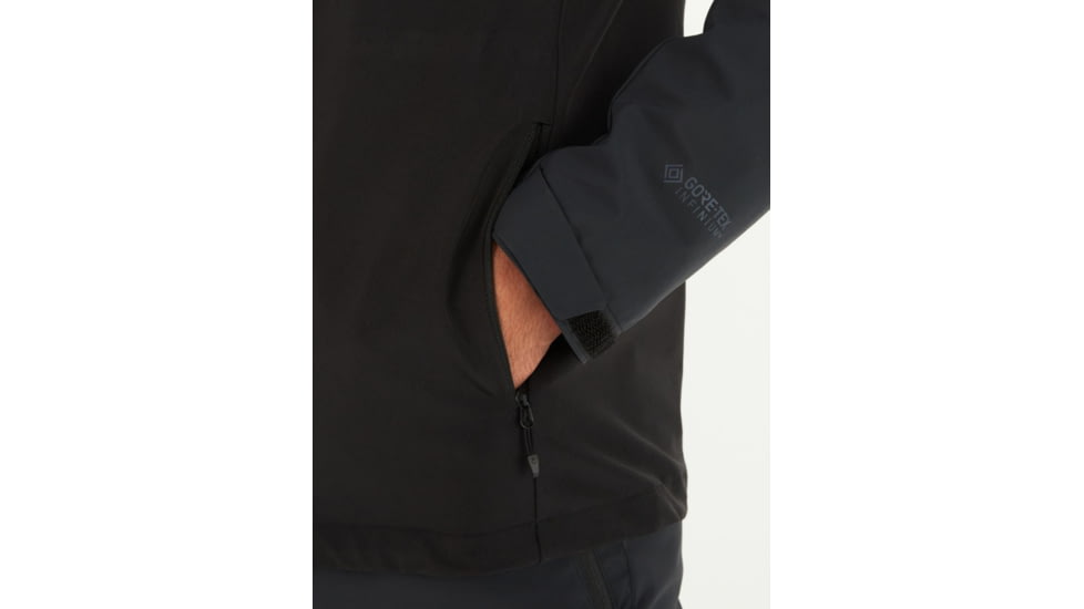 Marmot ROM GORE-TEX Infinium Hoody - Mens, Black, Extra Large, M12360-001-XL