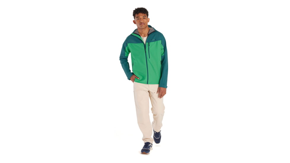 Marmot ROM GORE-TEX Infinium Hoody - Mens, Dark Jungle/Clover, Extra Large, M14597-23225-XL