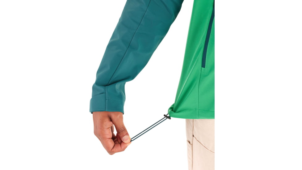 Marmot ROM GORE-TEX Infinium Hoody - Mens, Dark Jungle/Clover, Extra Large, M14597-23225-XL