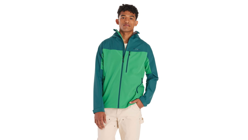 Marmot ROM GORE-TEX Infinium Hoody - Mens, Dark Jungle/Clover, Extra Large, M14597-23225-XL
