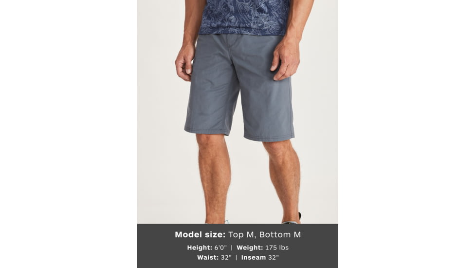 Marmot Rubidoux Short - Mens, Steel Onyx, 30, 12 in, 41440-1515-30